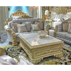 Elegant Baroque Model Couch for Luxurious Residing Room